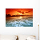 ocean sunrise Wall Mural