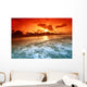 ocean sunrise Wall Mural