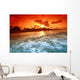 ocean sunrise Wall Mural