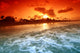 ocean sunrise Wall Mural