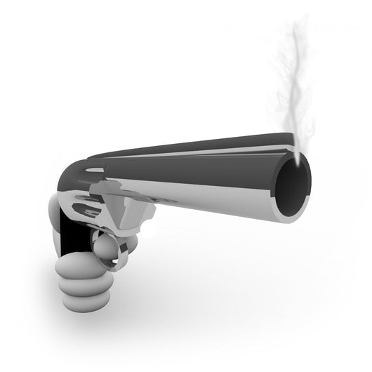 Smoking Gun - with Hand Wall Decal