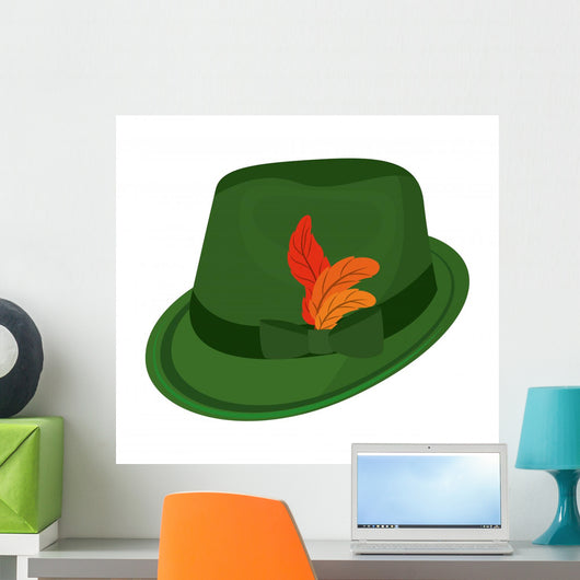 Oktober Fest Hat Icon Wall Decal