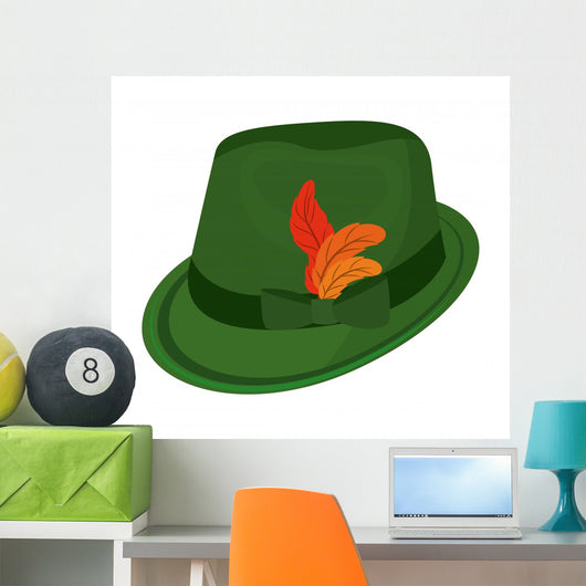 Oktober Fest Hat Icon Wall Decal