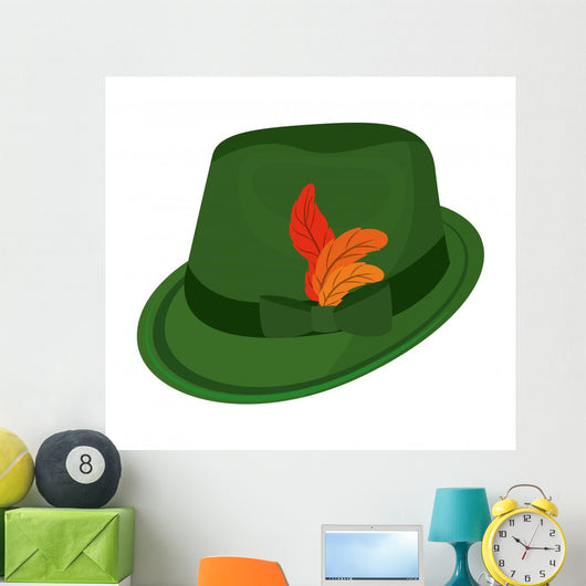 Oktober Fest Hat Icon Wall Decal
