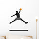 Basketball Player silhouette Wall Decal