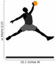 Basketball Player silhouette Wall Decal