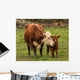 Momma Cow and Calf Wall Decal