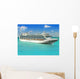 Luxury Cruise Ship Sailing from Port Wall Mural