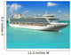 Luxury Cruise Ship Sailing from Port Wall Mural
