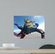 Skydiving instructor pov of student Wall Mural