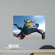 Skydiving instructor pov of student Wall Mural