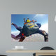 Skydiving instructor pov of student Wall Mural