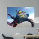 Skydiving instructor pov of student Wall Mural