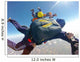 Skydiving instructor pov of student Wall Mural