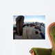 Skydiver point of view teamwork formation Wall Mural