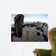 Skydiver point of view teamwork formation Wall Mural