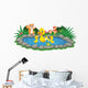 Mother Duck and Ducklings Wall Decal