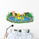 Mother Duck and Ducklings Wall Decal