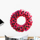 Flower Decals - A Remembrance Day Poppy Wreath Wall Decal
