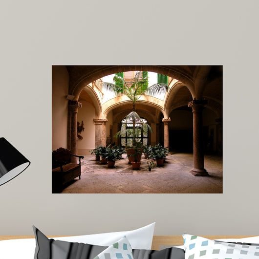 courtyard in palma Wall Mural