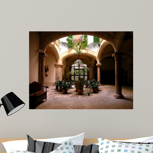 courtyard in palma Wall Mural