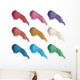 Multi-color nail polish Wall Decal