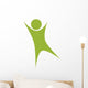 symbol healthy person  icon design, vector illustration  Wall Decal