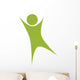 symbol healthy person  icon design, vector illustration  Wall Decal