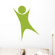symbol healthy person  icon design, vector illustration  Wall Decal
