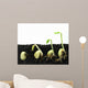 Germinating Beans Wall Decal