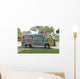 Volkwagen Bus with Graffiti Wall Mural