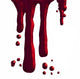 Dripping blood Wall Decal