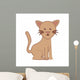 Cat Cartoon Icon Vector Wall Decal