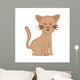 Cat Cartoon Icon Vector Wall Decal