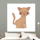Cat Cartoon Icon Vector Wall Decal