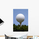 golf ball on tee on grass Wall Mural