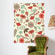 Whimsical floral seamless pattern Wall Mural