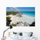 Little cove by Mayan ruins Wall Mural