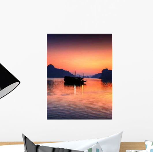 Sunset Halong Bay-Vietnam Wall Decal