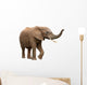 African Elephant White Wall Decal