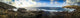 spitting cove bay panorama in honolulu oahu hawaii Wall Mural