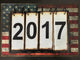 2017 with American flag Wall Mural