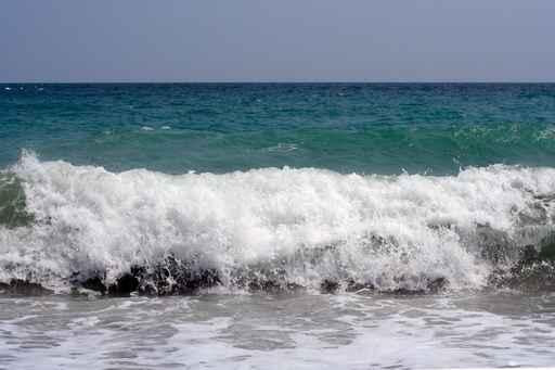 Wave Crashing Shore Wall Decal
