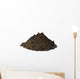 mound of soil isolated Wall Decal