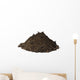 mound of soil isolated Wall Decal