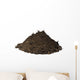 mound of soil isolated Wall Decal
