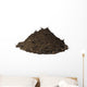 mound of soil isolated Wall Decal