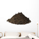 mound of soil isolated Wall Decal