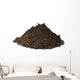 mound of soil isolated Wall Decal