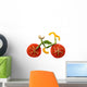 Sliced Vegetables in Form of a Bicycle Wall Decal